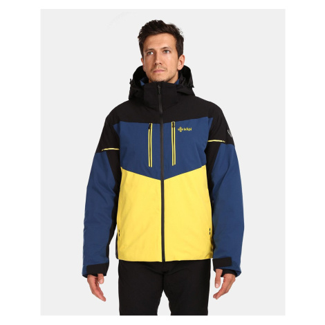 Žltá-modrá pánska lyžiarska bunda Kilpi TONNSI-M
