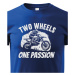 Detské tričko Two wheels one passion  - tričko pre milovníkov motokrosu