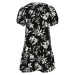 Dorothy Perkins Petite Košeľové šaty  čierna / prírodná biela