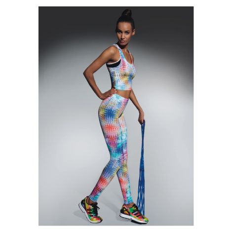 Bas Bleu TESSERA 90 sports leggings with colour print