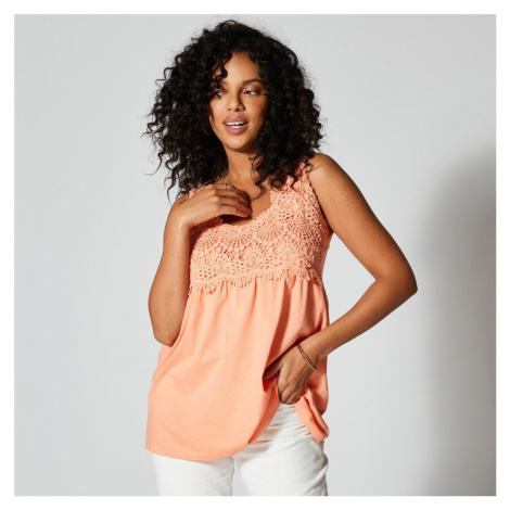 Tunikový top s macramé Blancheporte