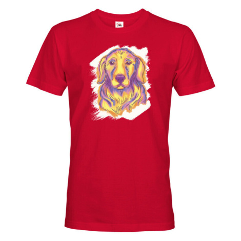 Pánské tričko pre milovníkov psov  Zlatý retriever  - darček pre psíčkarov