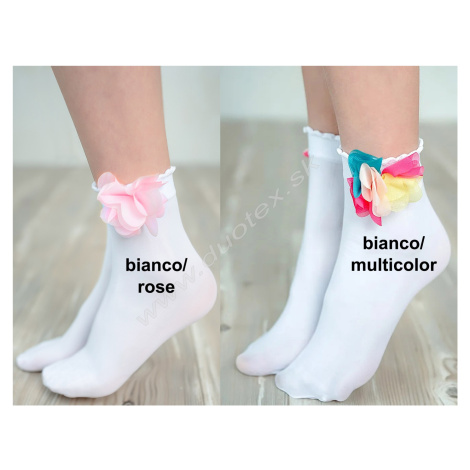 KNITTEX Ponožky detské Hawai40 bianco-rose