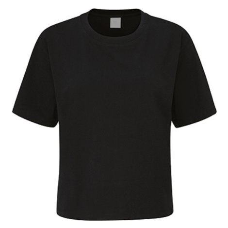 Mantis Dámske skrátené tričko P198 Black