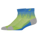 ZELENO-MODRÉ ŠPORTOVÉ PONOŽKY ASICS PERFORMANCE RUN SOCK QUARTER 3013A980-301