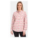 Kilpi FLANNY-W Dámska flanelová košeľa VL0370KI Ružová