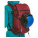 Horolezecký batoh Alpinism 22 litrov bordový