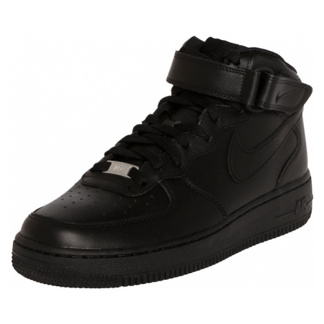 Nike Sportswear Členkové tenisky 'Air Force Mid'  čierna