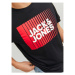 Jack&Jones Tričko Corp 12233999 Čierna Standard Fit