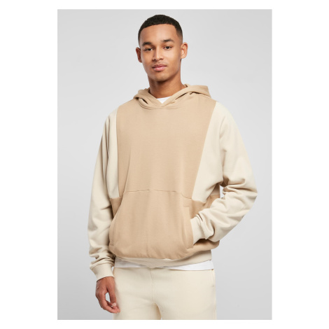 Cut On Sleeve Hoody Unionbeige/softseagrass Urban Classics