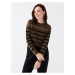 LC Waikiki Crew Neck Striped Long Sleeve Women's Knitwear Sweater