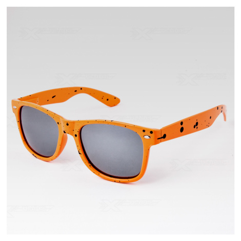 Slnečné okuliare Nerd Machuľa oranžové strieborné sklá