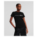 Tričko Karl Lagerfeld Seasonal Logo T-Shirt Black