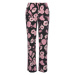 LASCANA Pyžamové nohavice  ružová / čierna