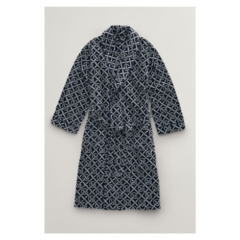 ŽUPAN GANT G-PATTERN ROBE EVENING BLUE