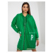 ZELENÁ OVERSIZE MIKINA S VRECKAMI RV-BL-8149.91P-GREEN