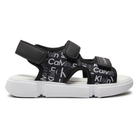 Calvin Klein Jeans Sandále V3B2-80910-1704 M Čierna