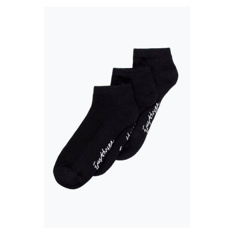 Ponožky Hype (3-pak) dámske, čierna farba