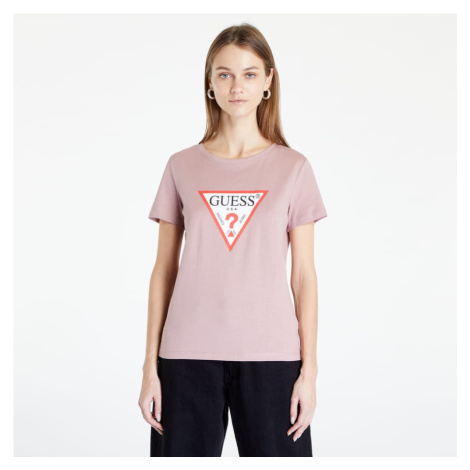 GUESS Short Sleeve Original T-shirt Fialové