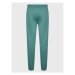 Kaotiko Teplákové nohavice AL007-03-G002 Zelená Regular Fit