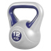 Gorilla Sports Kettlebell činka, vinylová, modrá, 12 kg