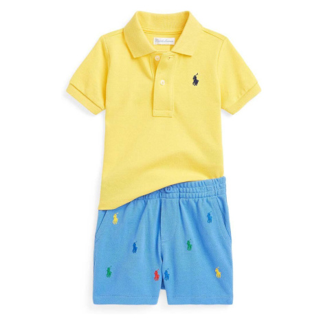 Sada pre bábätká Polo Ralph Lauren žltá farba