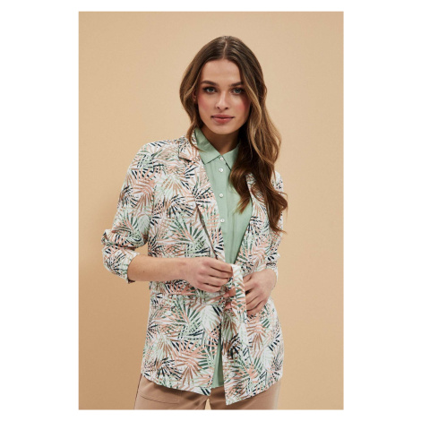 Jacket with tropical pattern Moodo