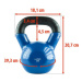 KN 8 KG KETTLEBELL POKRYTÝ NEOPRENEM HMS