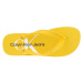 Calvin Klein BEACH SANDAL MONOGRAM TPU Dámske žabky, žltá, veľkosť