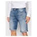 G-Star Raw Džínsové šortky 3301 1/2 D07432-8973-071 Tmavomodrá Straight Fit