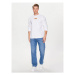 Calvin Klein Jeans S dlhými rukávmi J30J322871 Biela Oversize