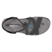 Skechers REGGAE SLIM Dámske sandále, tmavo sivá, veľkosť