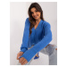 Blue cardigan with a neckline RUE PARIS