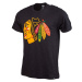 47 NHL CHICAGO BLACKHAWKS CLUB TEE Pánske tričko, čierna, veľkosť