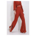 Trend Alaçatı Stili Women's Tile Slit Loose Cut Trousers