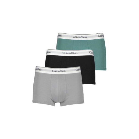 Pánske boxerky CALVIN KLEIN 3 PACK-TRUNK-SAGEBUSH GREEN, BLACK, GRIFFIN