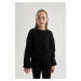 DEFACTO Girl's Crew Neck Sweater