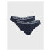 Emporio Armani Underwear Súprava 2 kusov brazílskych nohavičiek 163337 3R227 00135 Tmavomodrá