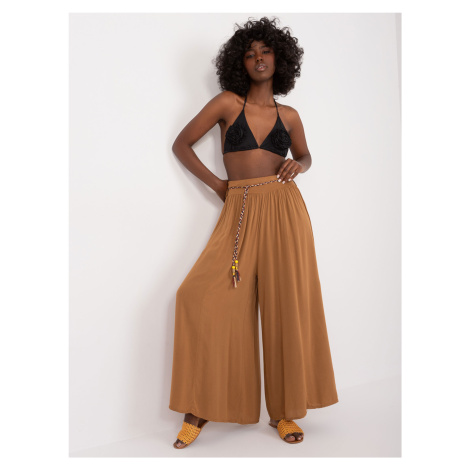 Camel wide summer pants OCH BELLA