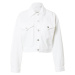 Abercrombie & Fitch Prechodná bunda  biela