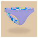 Dievčenské plavky 500 spodný diel obojstranné fialové