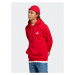 Adidas Mikina Essentials Fleece Hoodie H47018 Červená Regular Fit