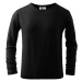 Malfini Long Sleeve 160 Detské tričko 121 čierna