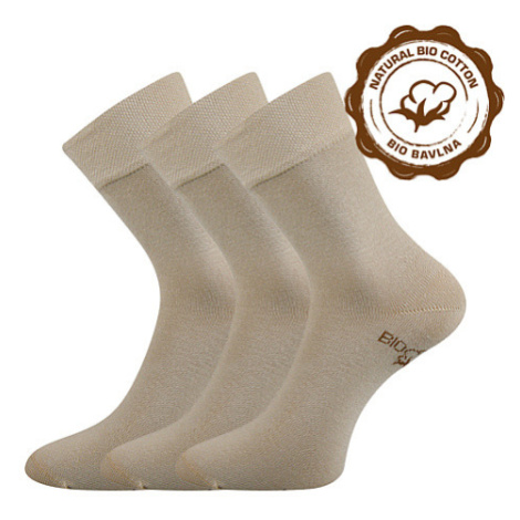 Ponožky LONKA Bioban BIO bavlna béžová 3 páry 100211