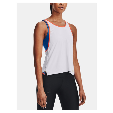 Under Armour Tank Top 2 in 1 Knockout Tank-WHT - Women