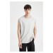 DEFACTO Boxy Fit Crew Neck Undershirt