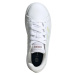 Dievčenská rekreačná obuv ADIDAS Grand Court 2.0 K cloud white iridescent cloud white