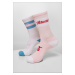 Trust Wanted Socks 2-Pack Light Pink/White