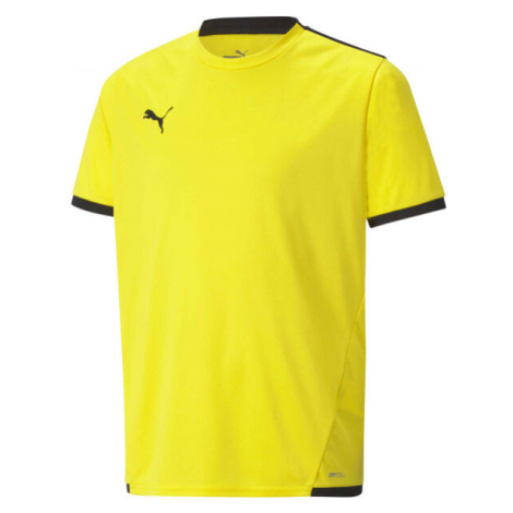 Puma TEAM LIGA JERSEY JR Juniosrské futbalové tričko, žltá, veľkosť