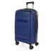ITACA stredný cestovný kufor 87L - polypropylén - modrý